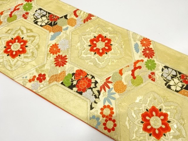 Japanese Kimono / Antique / Fukuro Obi Silk